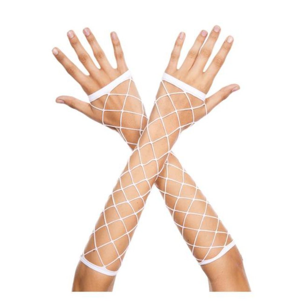 Music Legs Diamond Net Arm Warmers